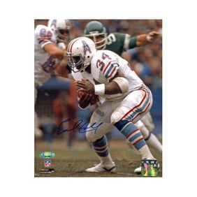 Earl Campbell signed Houston Oilers