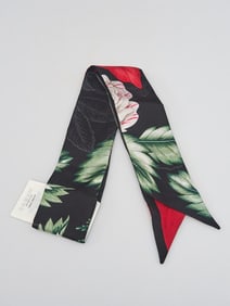Gucci Multicolor Floral Print Silk Soul