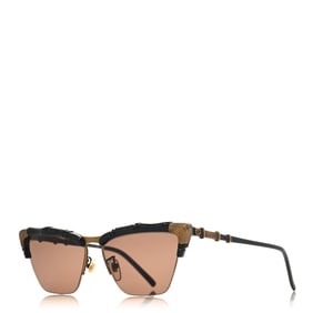 Gucci Acetate Metal Bamboo Sunglasses