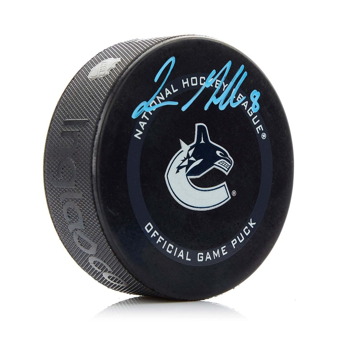 Conor Garland Vancouver Canucks Signed: Conor Garland Vancouver Canucks Signed Official Game Puck Conor Garland Vancouver Canucks Signed Official Game Puck