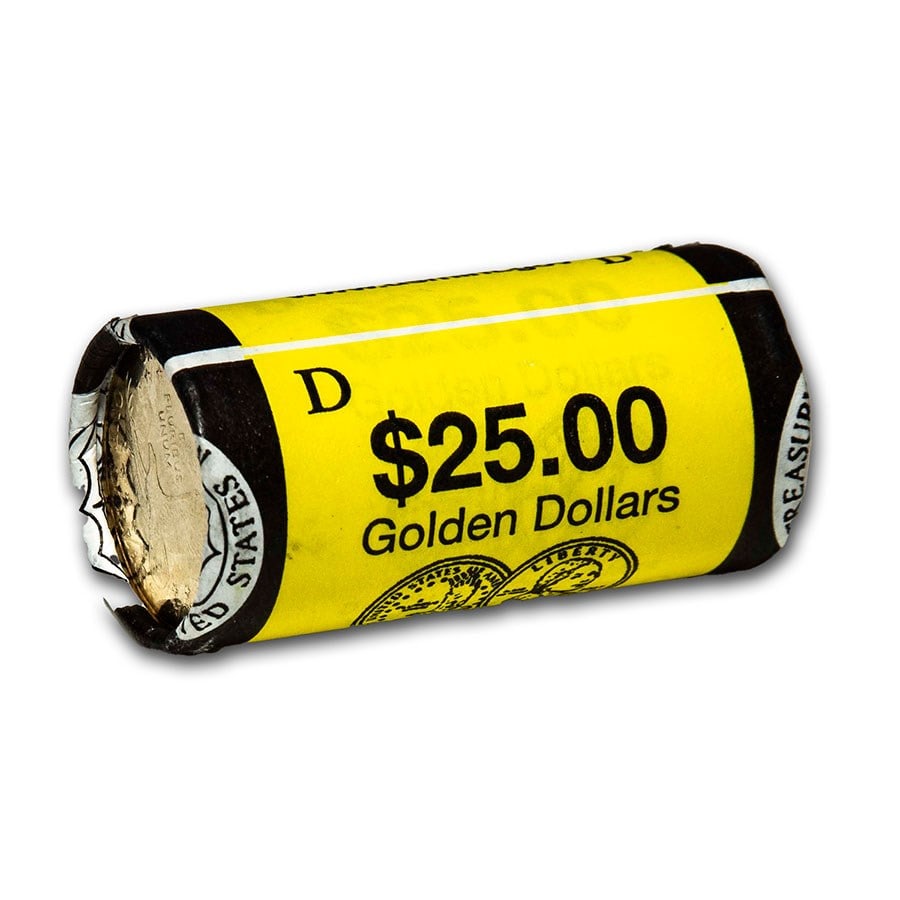 2007-D Sacagawea Dollar (25-Coin Mint Roll): 2007-D Sacagawea Dollar (25-Coin Mint Roll) BU SKU no: RBJ206457 Year: 2007 Grade: Brilliant Unc Grade Service: None Denomination: $1.00 Mint Mark: D - Denver Metal Content: 0 troy oz <br