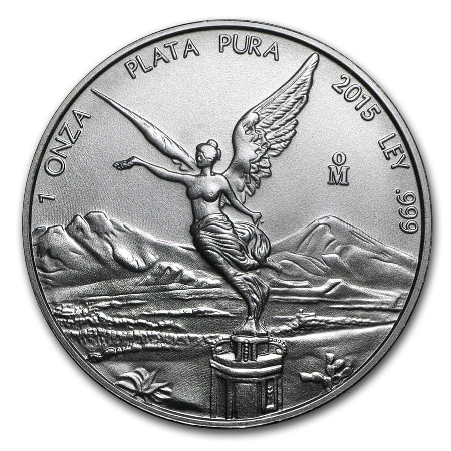 2015 Mexico 1 oz Silver Libertad: 2015 Mexico 1 oz Silver Libertad BU SKU no: RBJ87944 Year: 2015 Grade: Brilliant Unc Grade Service: None Denomination: 1 Onza Mint Mark: Mo - Mexico City Metal Content: 1 troy oz