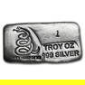 1 oz Hand Poured Silver Bar
