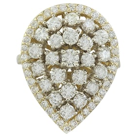 Diamond Ring 14K Yellow Gold