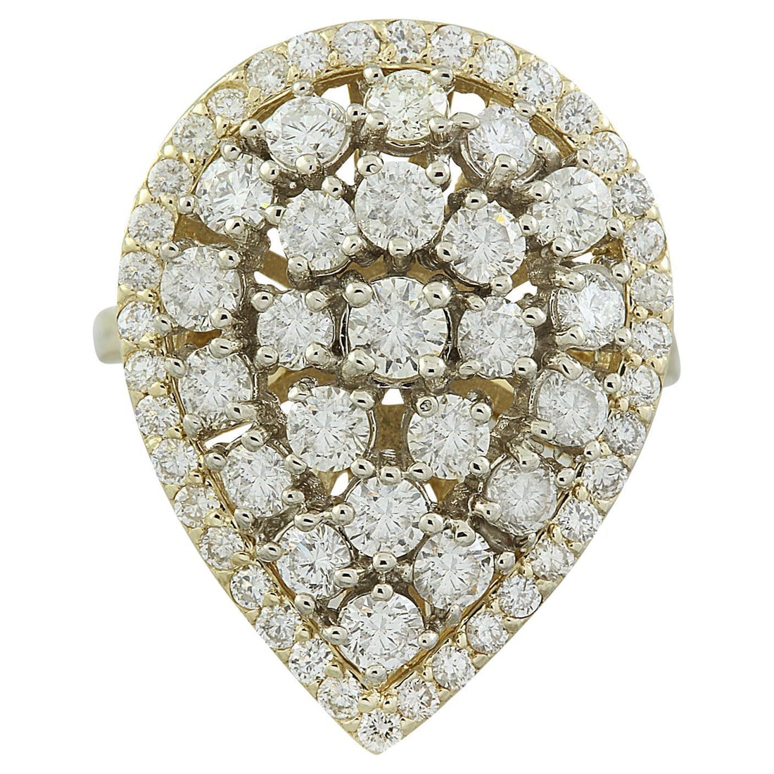 Diamond Ring 14K Yellow Gold