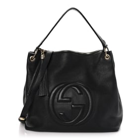 Gucci Pebbled Calfskin Large Soho Hobo