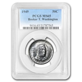 1949 Booker T. Washington Half MS-65