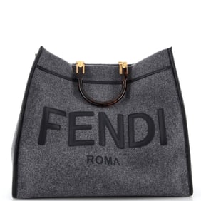 Fendi Sunshine Shopper Tote Felt Medium