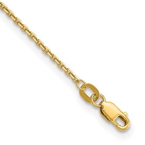 10K Yellow Gold 1.3mm D/C Cable