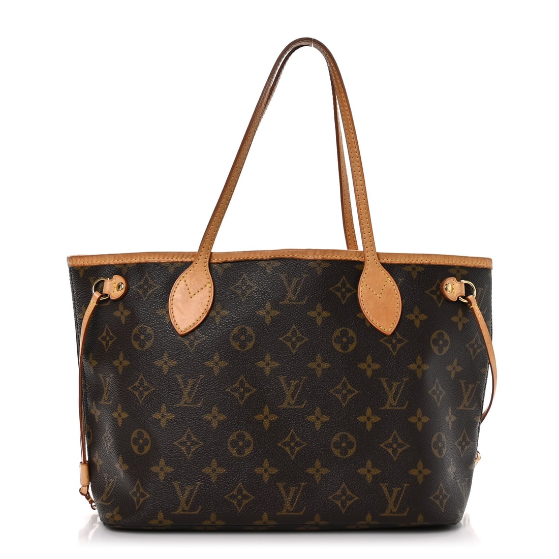 Louis Vuitton LOUIS VUITTON Monogram Neverfull: Louis Vuitton LOUIS VUITTON Monogram Neverfull PM Brand: LOUIS VUITTON Condition: Shows Wear Condition Details: Exterior: Corner wear, patina of vachetta, edge wear, Handle: Wear at resin glazing, pat