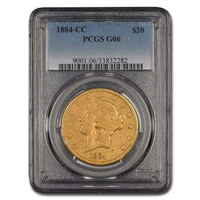 1884-CC $20 Liberty Gold Double Eagle