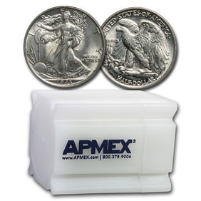 1943 Walking Liberty Half Dollar 20-Coin