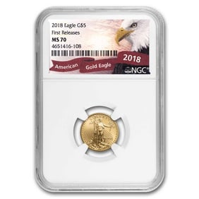 1/10 oz American Gold Eagle MS-70