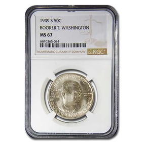 1949-S Booker T. Washington Half Dollar