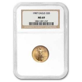 1987 1/10 oz American Gold Eagle