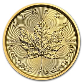 2018 Canada 1/4 oz Gold Maple