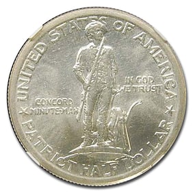 1925 Lexington Concord Sesquicentennial Half Dollar