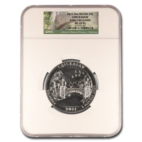 2011 5 oz Silver ATB Chickasaw