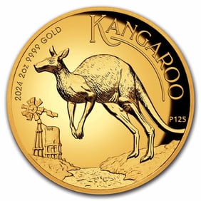 2024 Australia 2 oz Gold Kangaroo