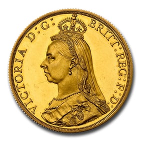 1887 Great Britain Gold 2 Pounds