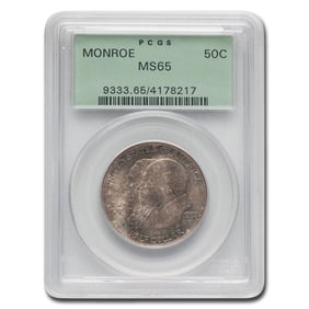 1923-S Monroe Doctrine Commem Half Dollar