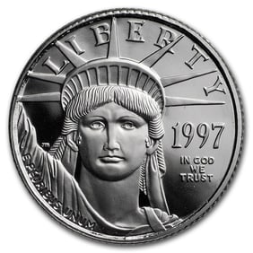 1997-W 1/10 oz Proof American Platinum