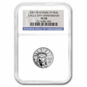 2007-W 1/2 oz Reverse Proof Platinum