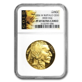 1 oz Proof Gold Buffalo PF-69