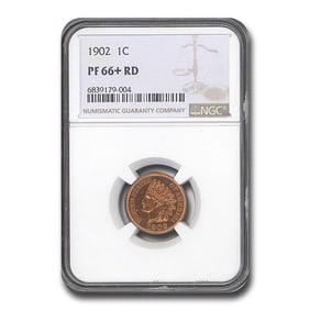 1902 Indian Head Cent PF-66+ NGC