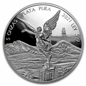 2021 Mexico 5 oz Silver Libertad