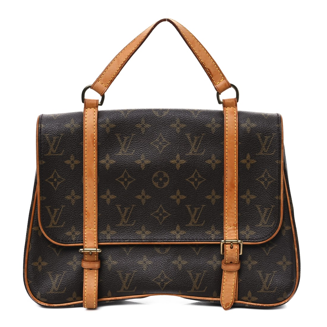 Louis Vuitton LOUIS VUITTON Monogram Marelle: Louis Vuitton LOUIS VUITTON Monogram Marelle Sac a Dos Brand: LOUIS VUITTON Condition: Shows Wear Condition Details: Exterior: Corner wear, edge wear, Handle: Patina of vachetta, liquid marks, sizing