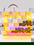 Gucci Pink/Yellow Coated Canvas Rainbow "Loved"
