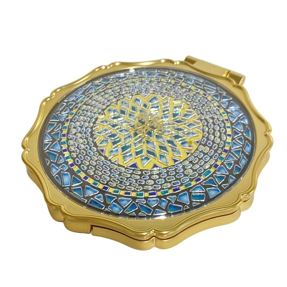 Auth ANNA SUI - Gold Light: Auth ANNA SUI - Gold Light Blue Multi Plastic Accessory Condition: Used Brand: ANNA SUI Style: Accessory Color: Gold, Light Blue, Multi Material: Plastic ConditionRank: 8 Type: Accessory