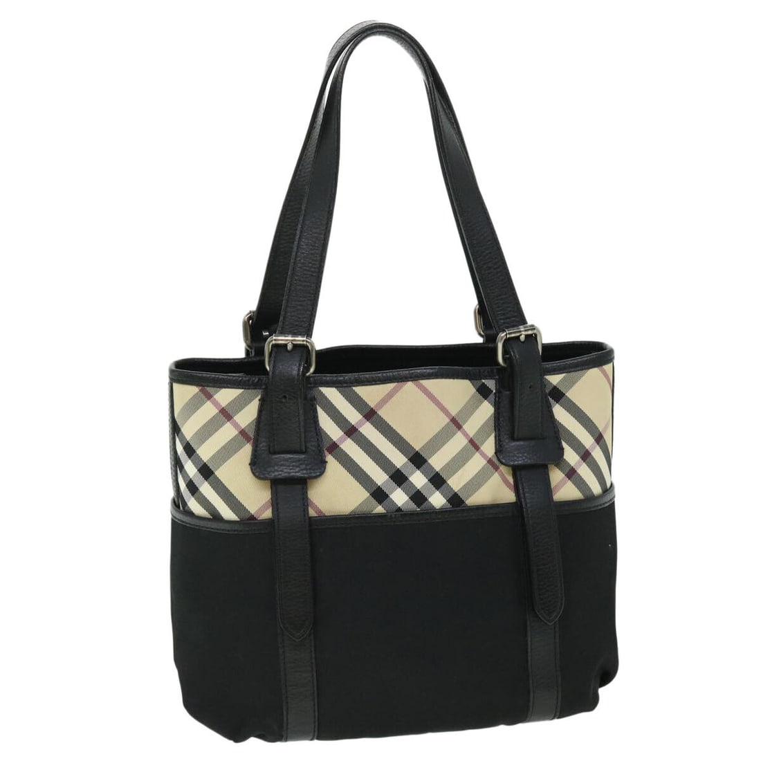 BURBERRY Nova Check Tote Bag Nylon: BURBERRY Nova Check Tote Bag Nylon Beige Black Auth yk8426 Condition: Pre-owned Detail Notes: ?Pre-owned: An item that has been used or worn previously. See the sellers listing for full ... Read more