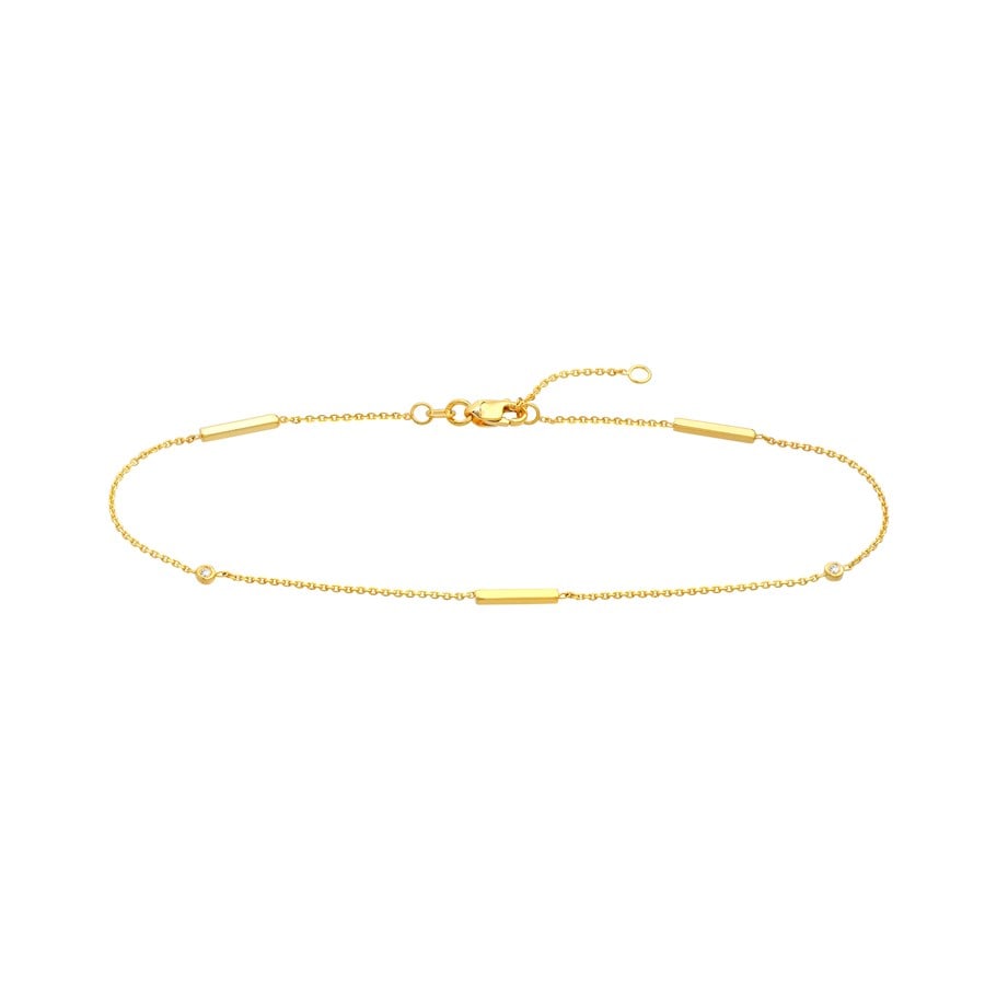 14K Yellow Gold .95mm Mix Fancy: 14K Yellow Gold .95mm Mix Fancy Chain - 10 in. SKU no: RBJ242601 Purity: 14K Finish: Polished Length Of Item: 10in Clasp/Connector: Lobster