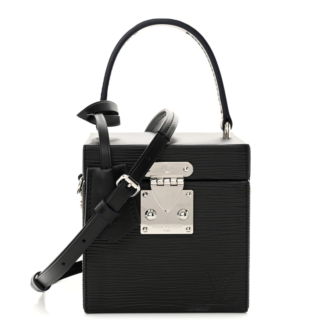 Louis Vuitton Epi Bleecker Box Black: Louis Vuitton Epi Bleecker Box Black Brand: LOUIS VUITTON Condition: Excellent Condition Details: Handle: Scuffs, Interior: Scuffs, marks, Exterior: Marks, faint corner wear, faint scuffs, Hardware: F