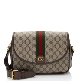 Gucci GG Supreme Ophidia Web Flap