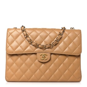 Chanel Caviar Quilted XL Jumbo Single