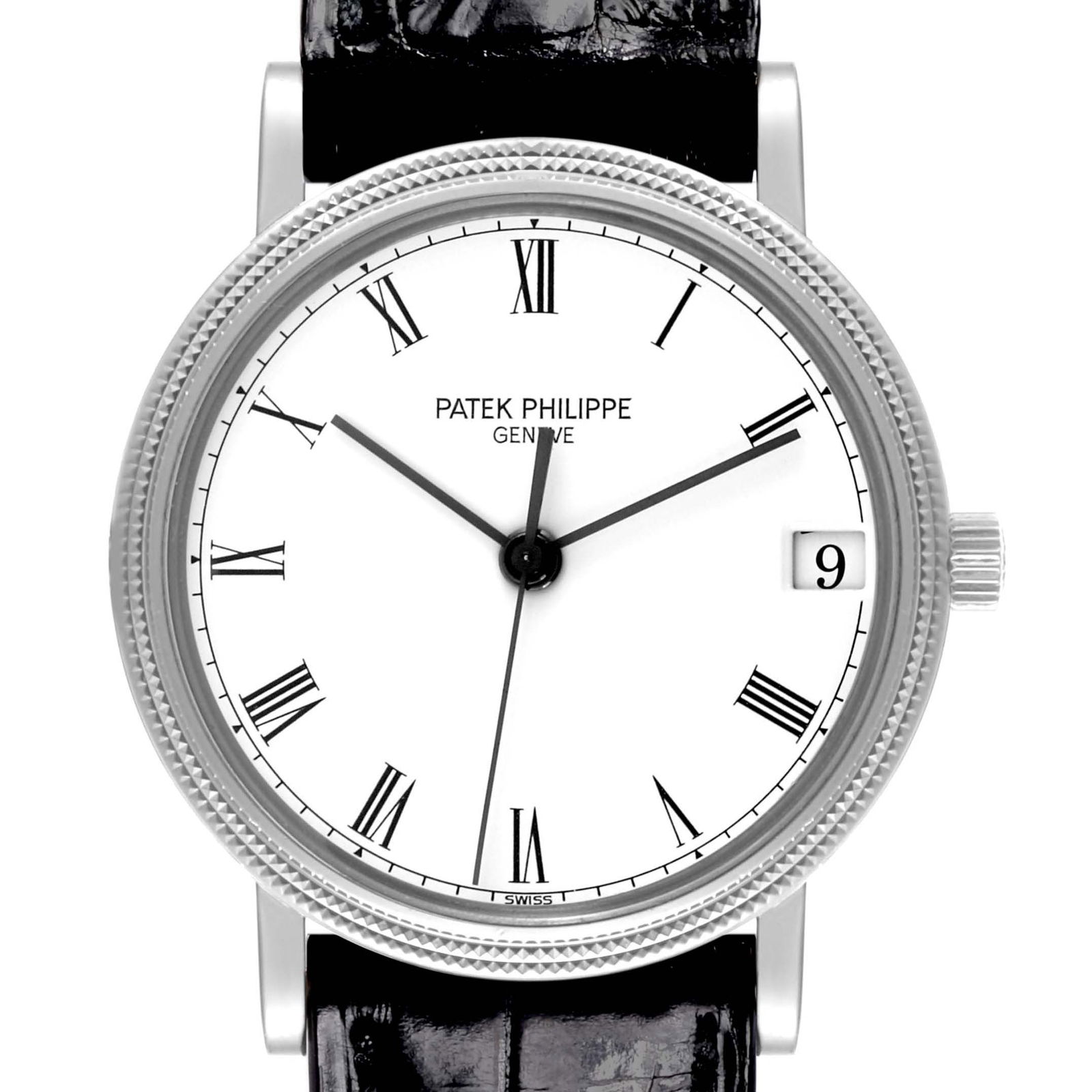Patek Philippe Calatrava White Gold Automatic: Patek Philippe Calatrava White Gold Automatic Mens Watch 3802 SKU no: RBJ64670 Brand: Patek Philippe Model Name: Patek Philippe Calatrava White Gold Automatic Mens Watch 3802 Model Number: 3802/200G-0