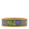 Hermes Enamel Printed Horse Motif Wide