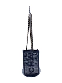 CHANEL logo tweed chain shoulder shoulder