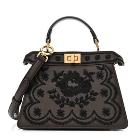 Fendi Vitello Seta Shiny Nappa Floral