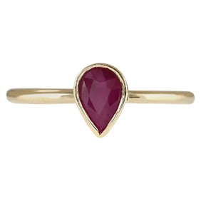 0.60 CTW Ruby 14K Yellow Gold Ring