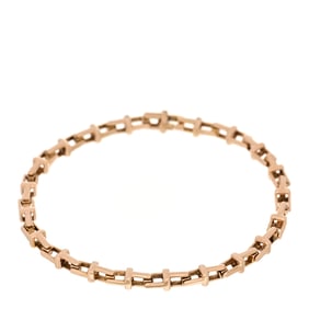 Tiffany 18K Rose Gold Narrow T
