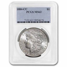 1884-CC Morgan Dollar MS-62 PCGS