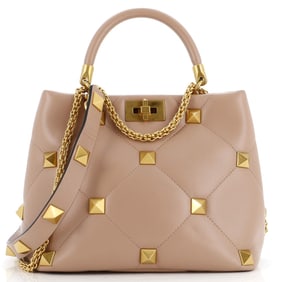Valentino Garavani Roman Stud Top Handle