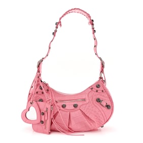 Balenciaga Extra Supple Calfskin Crocodile Embossed