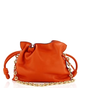 Loewe Flamenco Knot Donut Chain Clutch