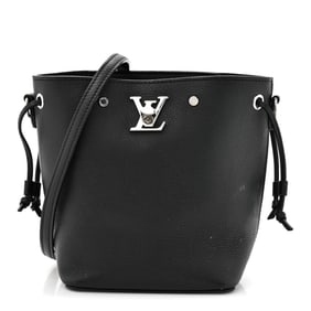 Louis Vuitton Calfskin Nano Lockme Bucket