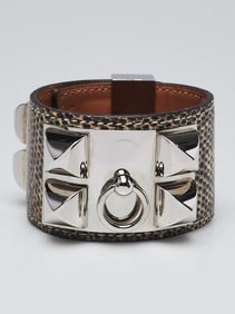 Hermes Natura Lizard and Palladium Plated
